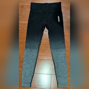 GYMSHARK Black/Gray Ombre Leggings